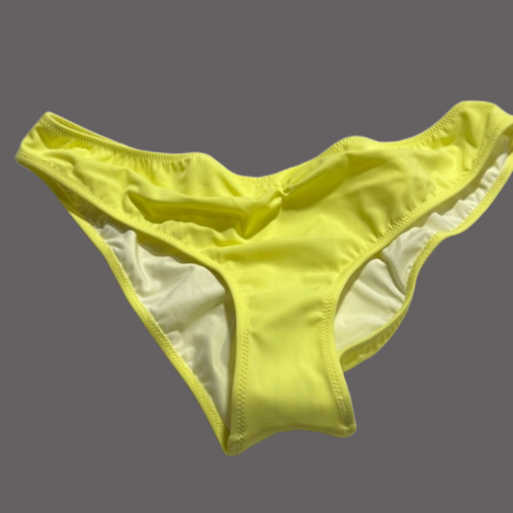 Victoria's Secret Bright Yellow Bikini Bottoms
